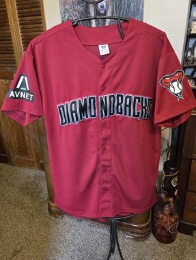 Arizona Diamondbacks Men's Maroon Button-Up Jersey